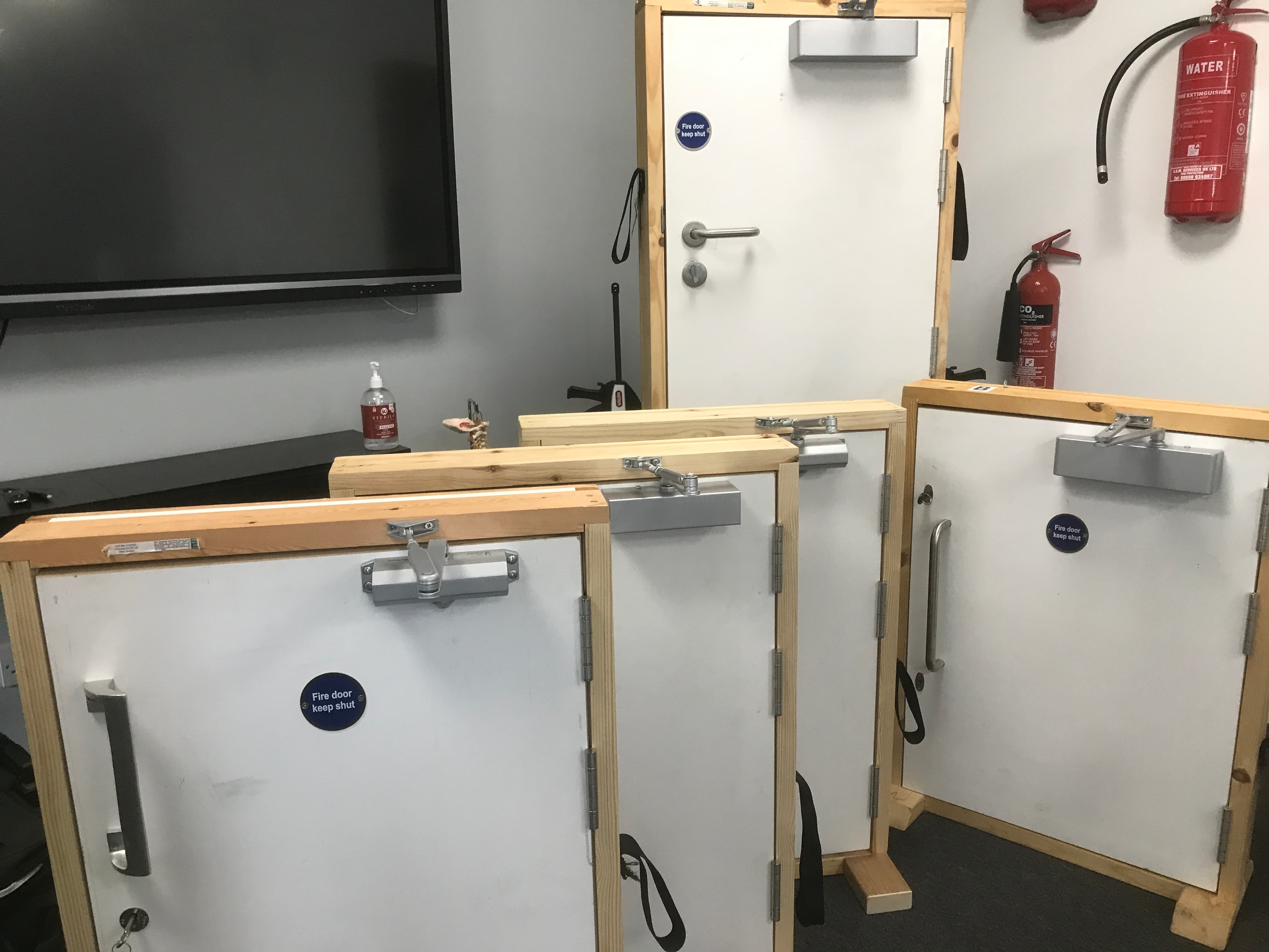 Fire door inspection techniques