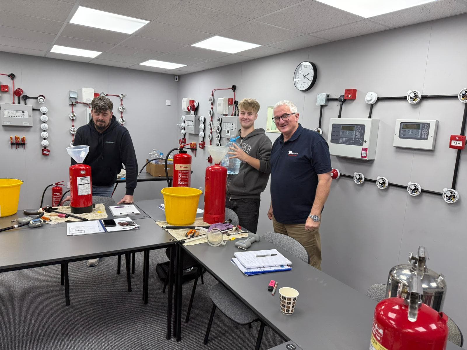 Fire extinguisher training