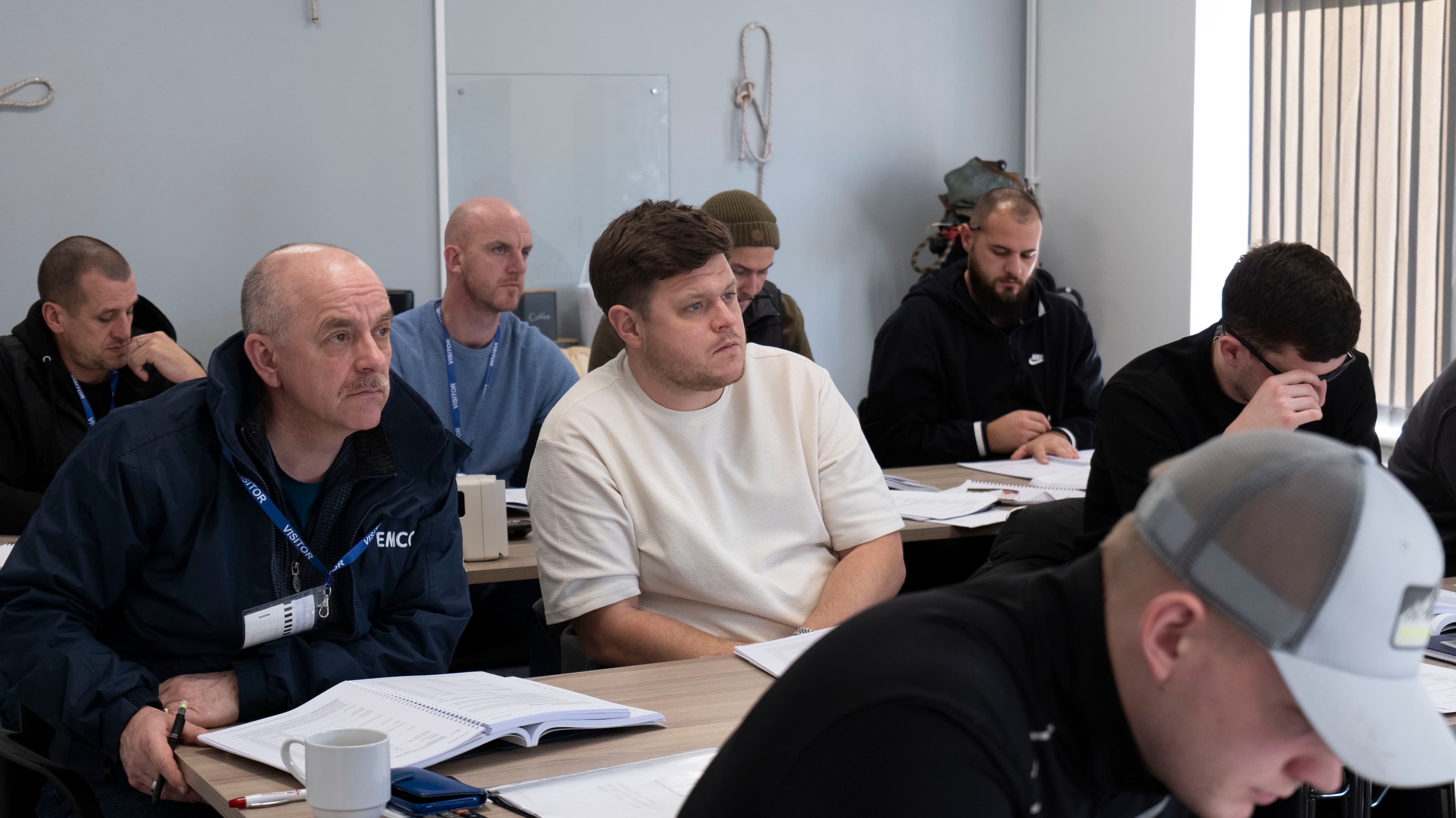 Emergency lighting training session